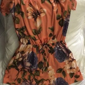 Perch floral romper